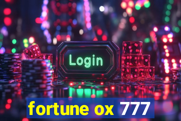 fortune ox 777